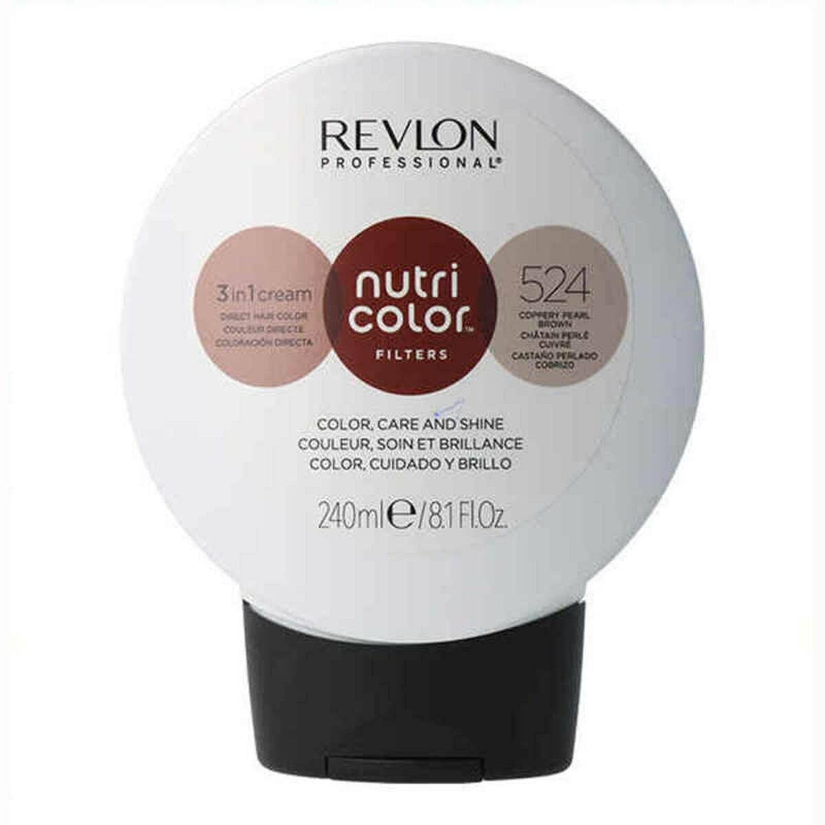 Permanent Farve Nutri Color Revlon 524 Kobber Kastanje (240 ml)