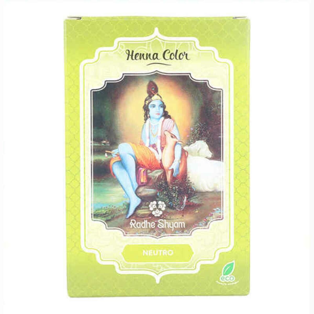 Semi-permanent Farve Henna Radhe Shyam Shyam Henna (100 g)