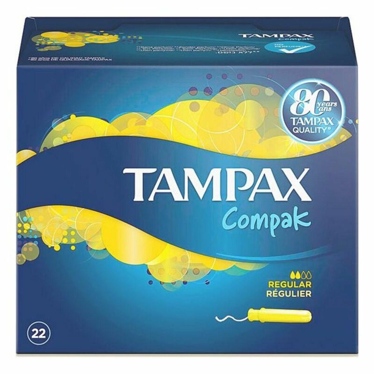 Almindelig tamponer COMPAK Tampax 178799.6 (22 uds)