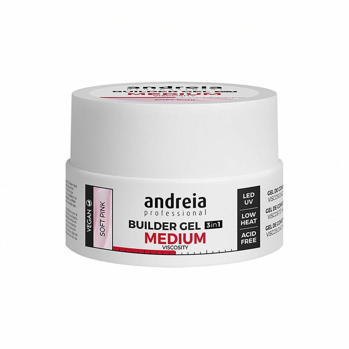 Gel-neglelak Medium Viscosity Andreia Professional Builder Pink (22 g)