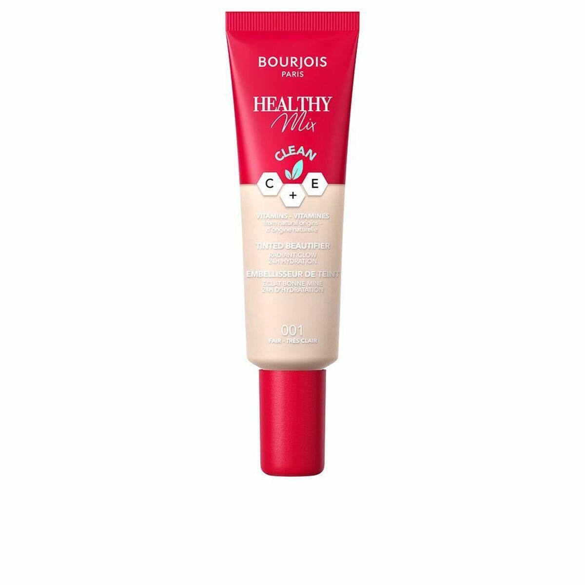 Fugtighedscreme med Farve Bourjois Healthy Mix 001 (30 ml)