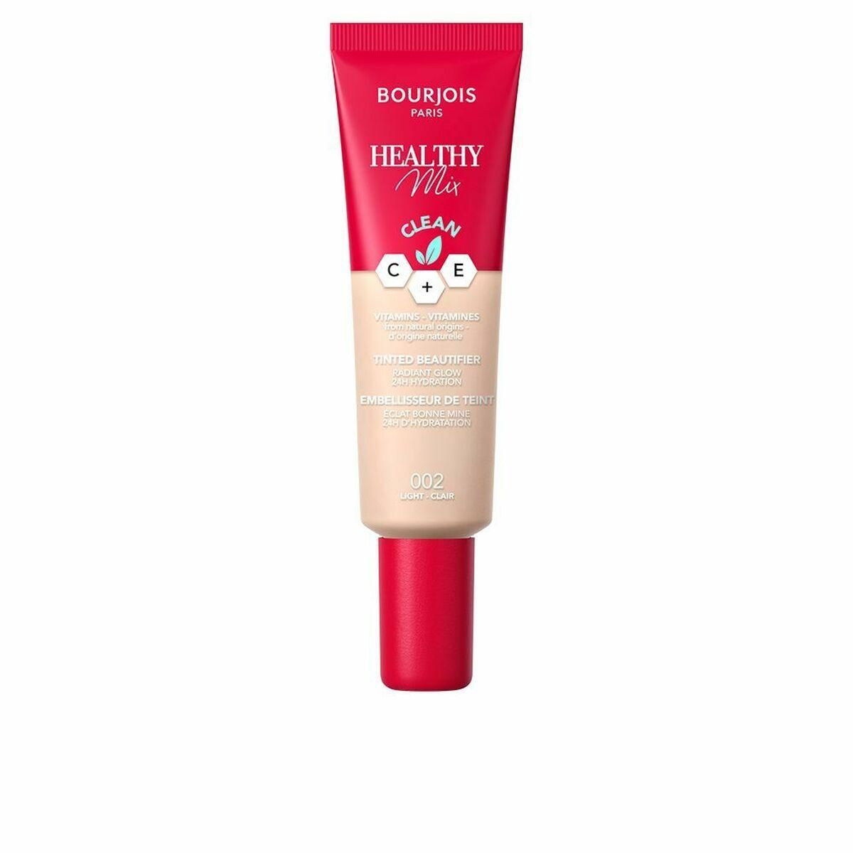 Fugtighedscreme med Farve Bourjois Healthy Mix Nº 002 (30 ml)