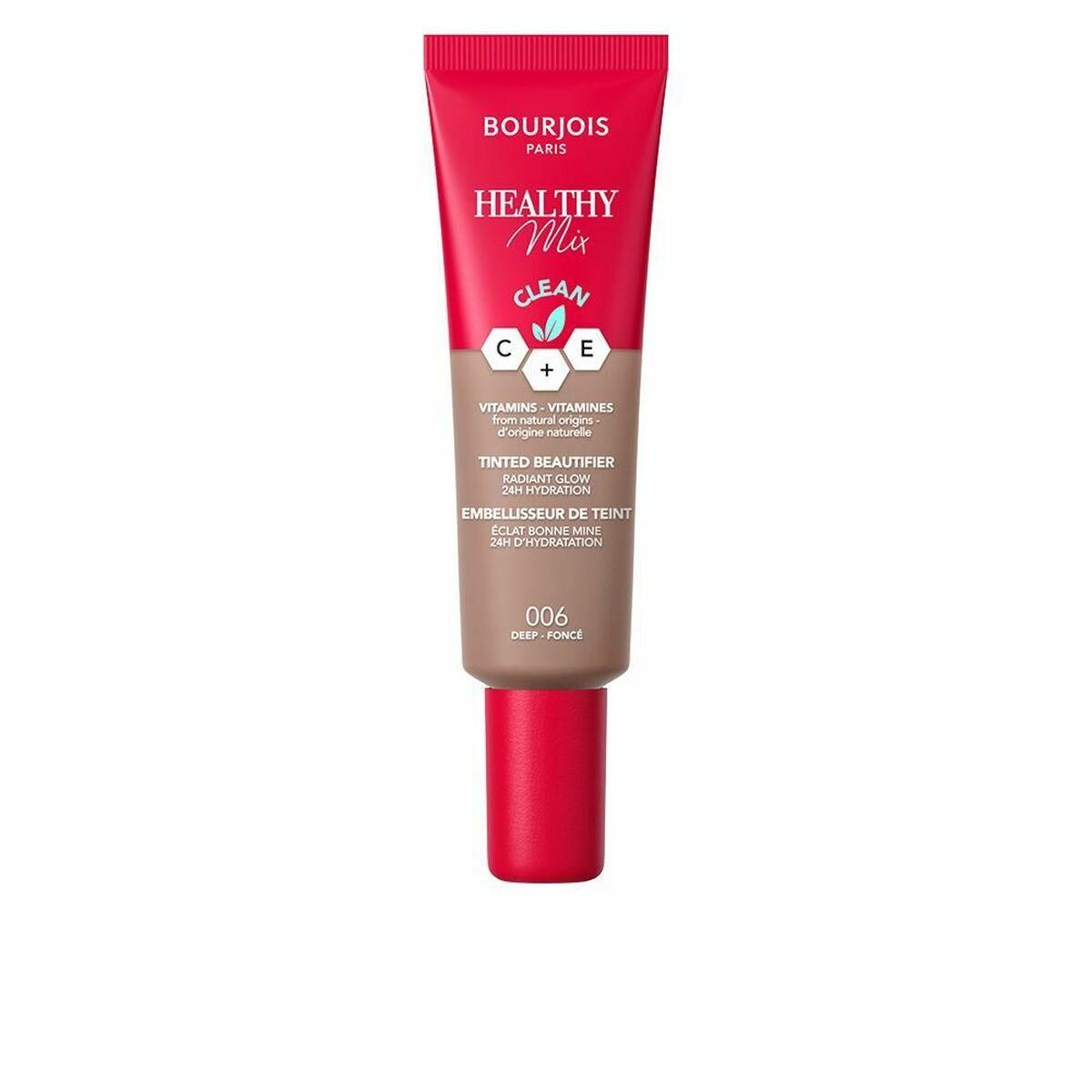 Fugtighedscreme med Farve Bourjois Healthy Mix Nº006 (30 ml)