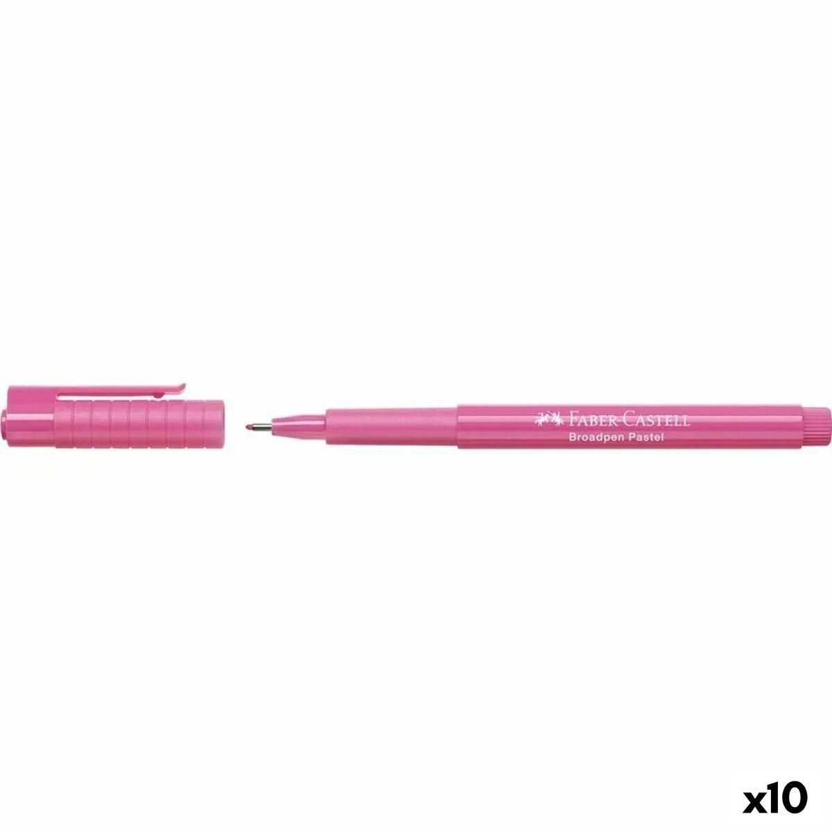 Sprittusch Faber-Castell Broadpen Pastel Pink (10 enheder)