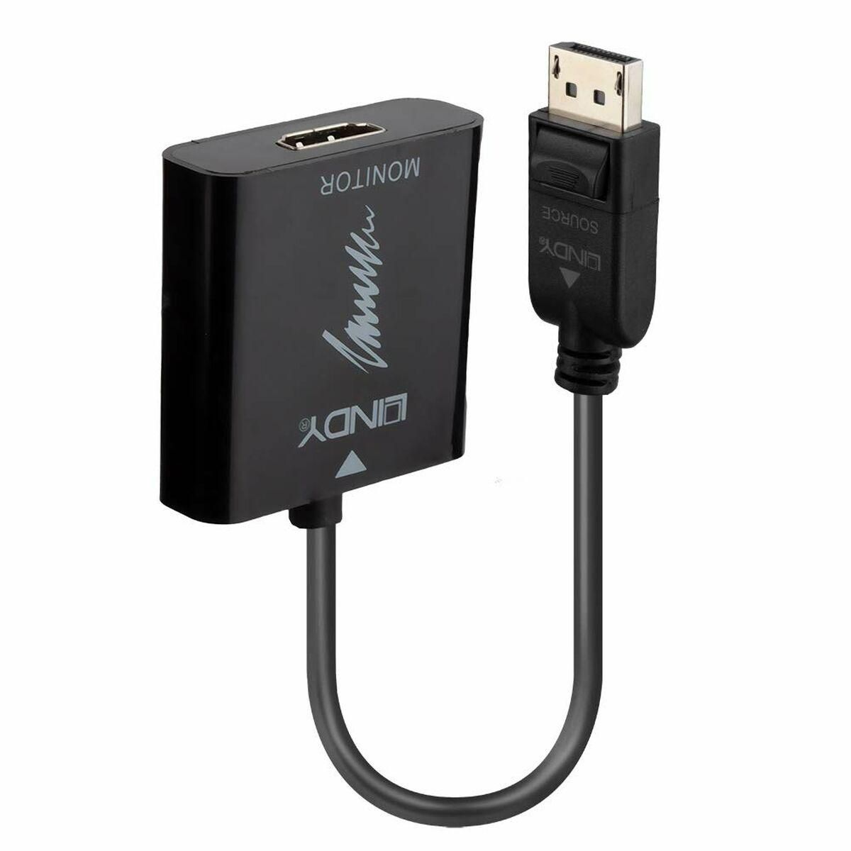 DisplayPort til HDMI-adapter LINDY 41068 Sort