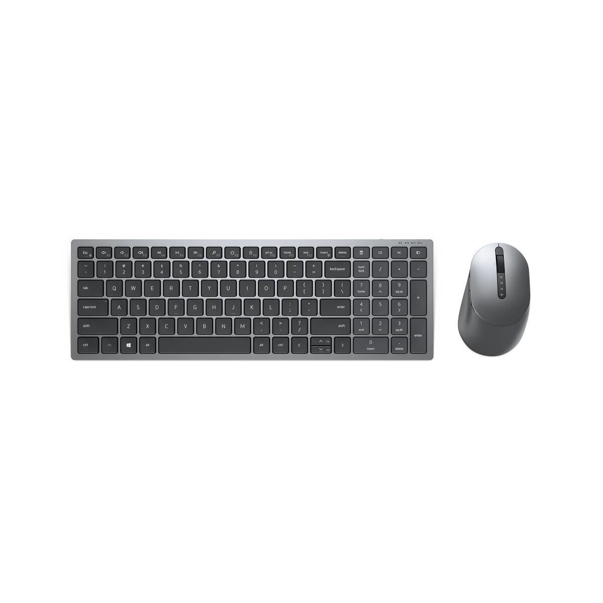 Tastatur og mus Dell KM7120W-GY-SPN Spansk qwerty