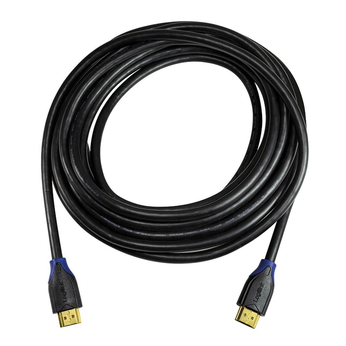 HDMI-kabel LogiLink CH0065 Sort 7,5 m