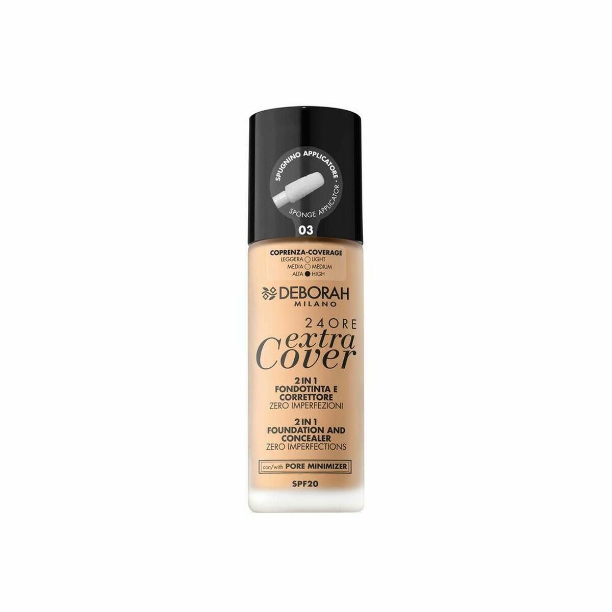 Cremet Make Up Foundation 24 Ore Extra Cover Deborah 8009518334050