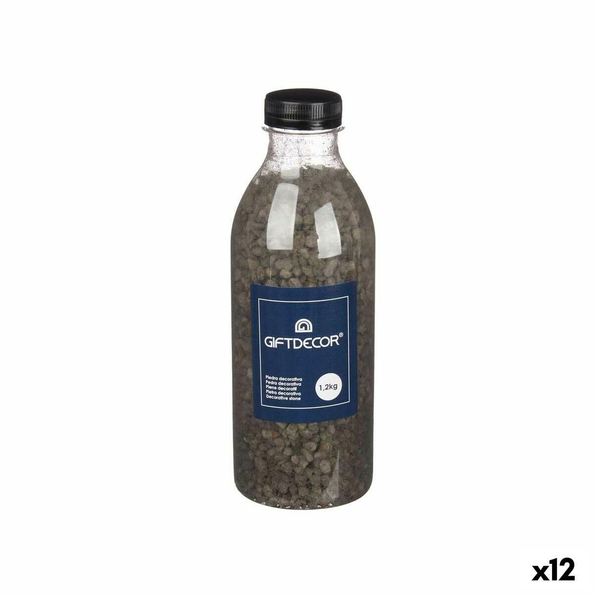 Dekorative sten Marmor Sort 1,2 kg (12 enheder)