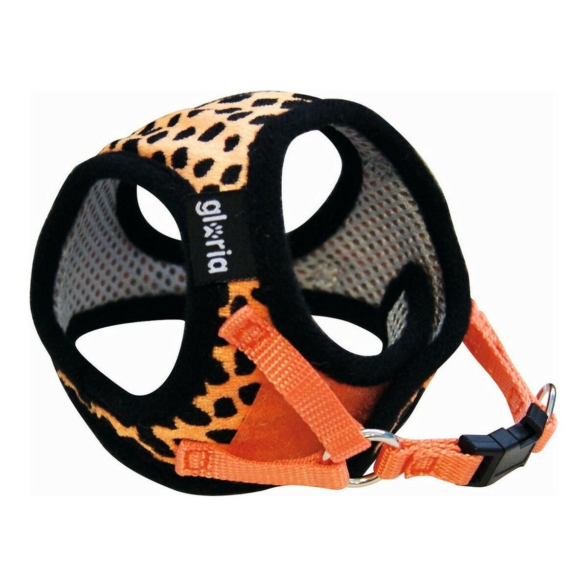 Hundesele Gloria Leopard M 27-35 cm Orange