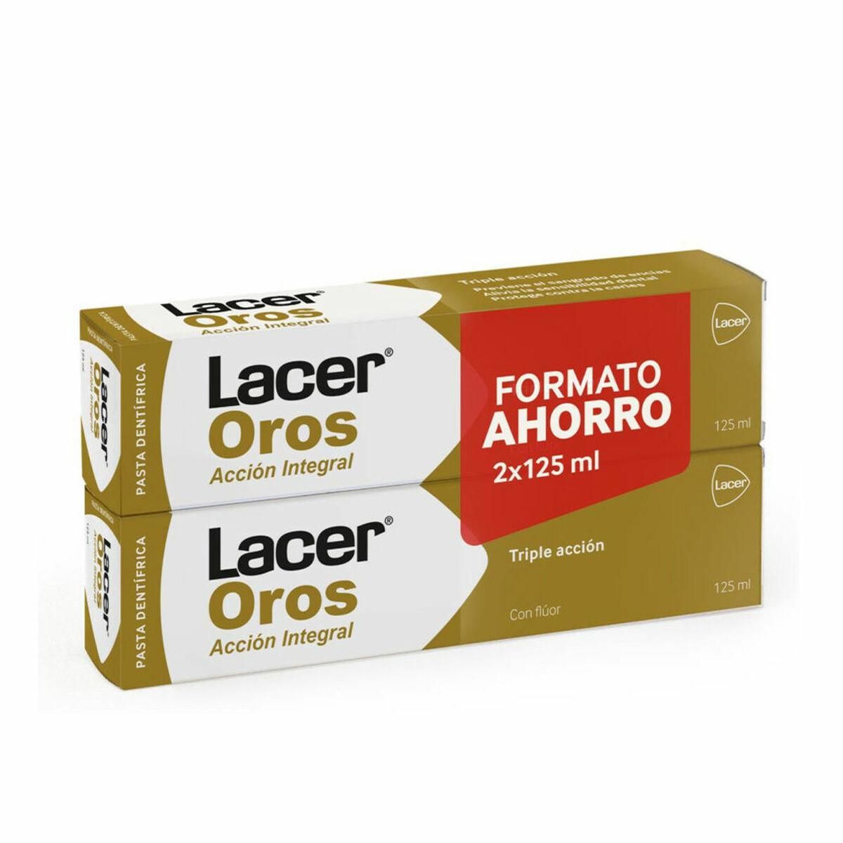 Pasta de Dentes Tripla Ação Lacer Oro 2 x 125 ml (2 Dele)