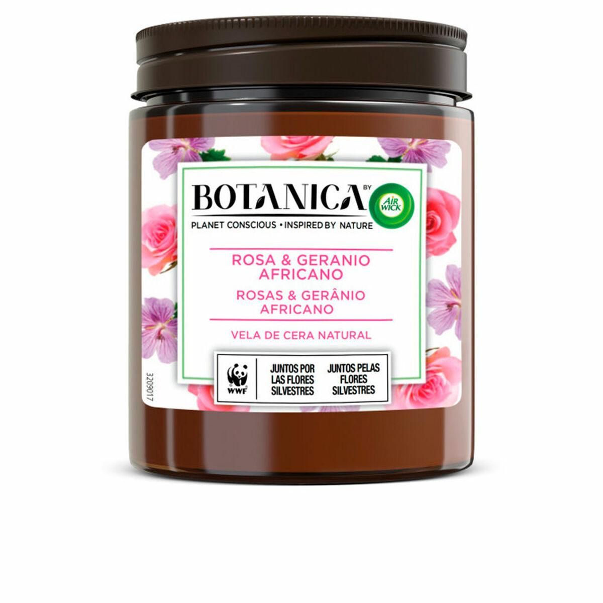 Duftlys Botanica Geranium Roser 205 g