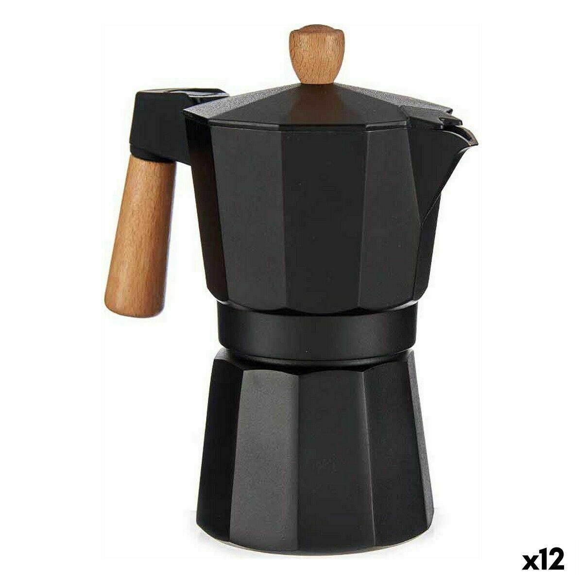 Italiensk Kaffekande Træ Aluminium 300 ml (12 enheder)