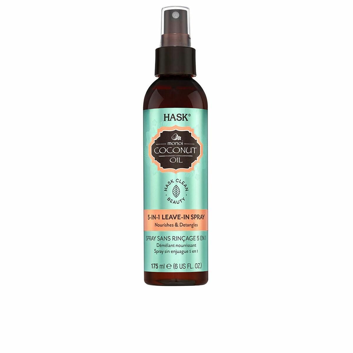 Hårbalsam uden skylning HASK Monoi Coconut Oil 175 ml