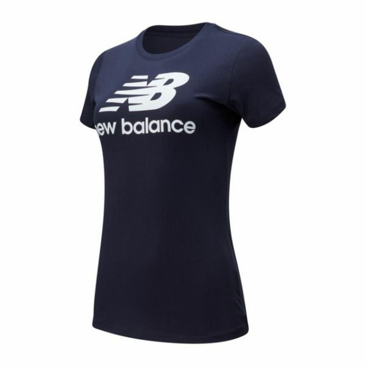 Kortærmet T-shirt til Kvinder New Balance WT91546 Marine S