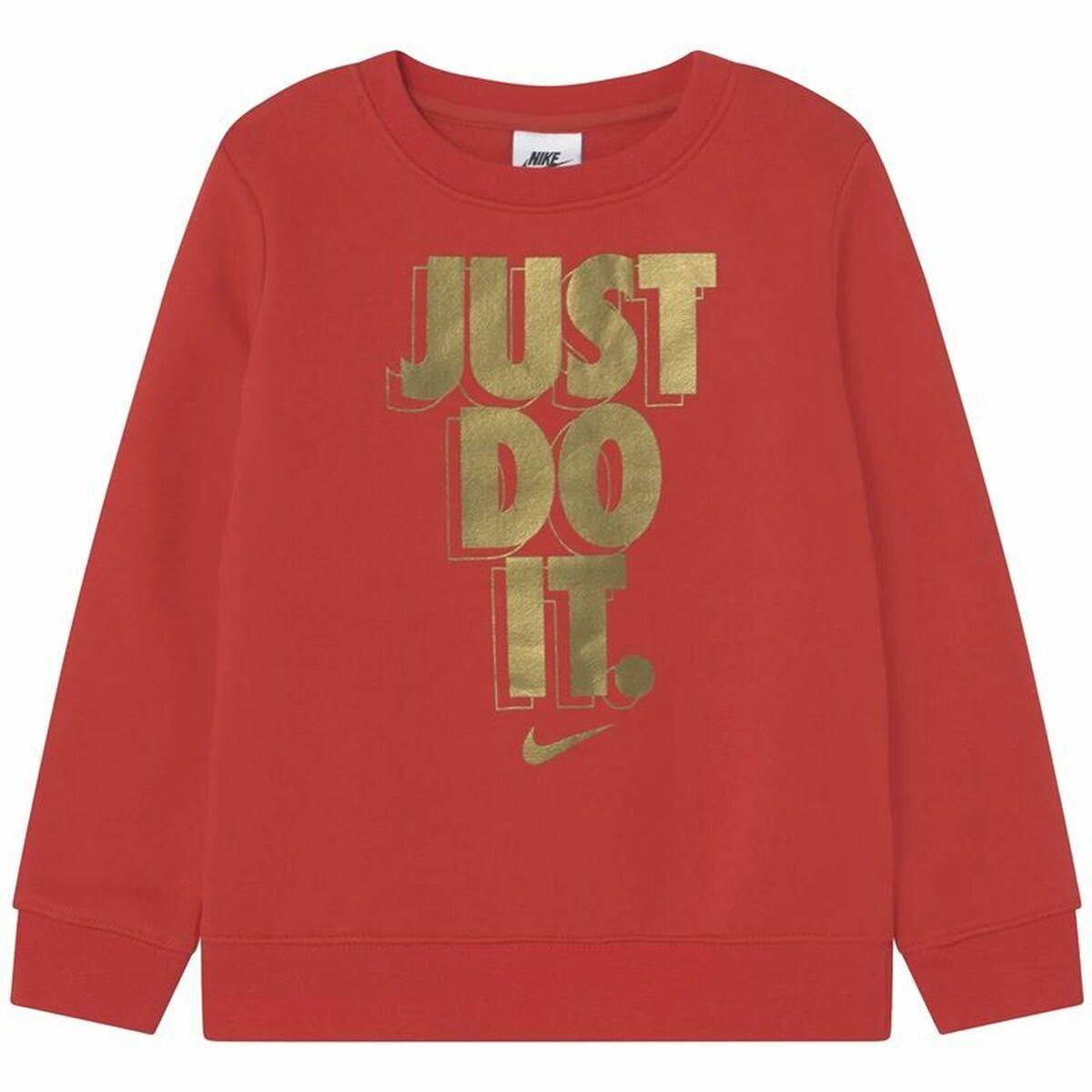 Sweaters uden Hætte til Børn Nike Gifting Rød 6-7 år