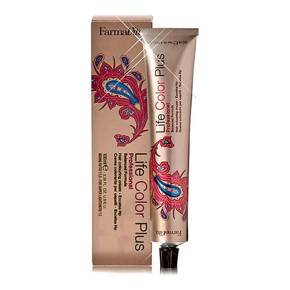 Permanent Farve Life Color Plus Farmavita Nº 5 4 Light Brown Copper (100 ml)