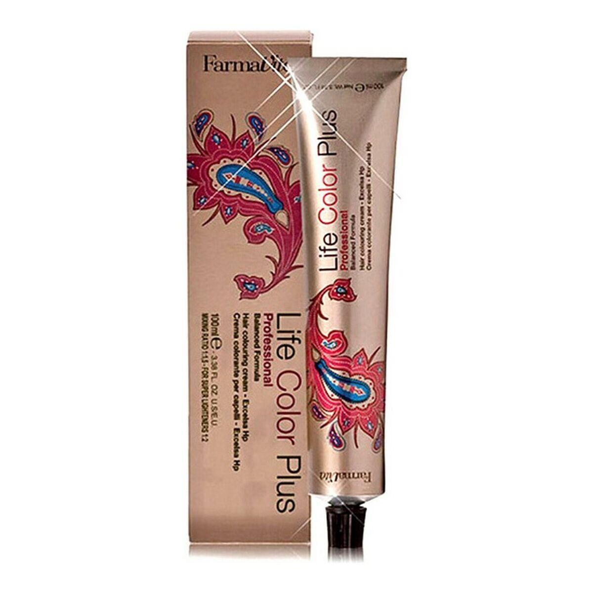 Permanent Farve Life Color Plus Farmavita Nº 5 5 Light Brown Mahogany (100 ml)