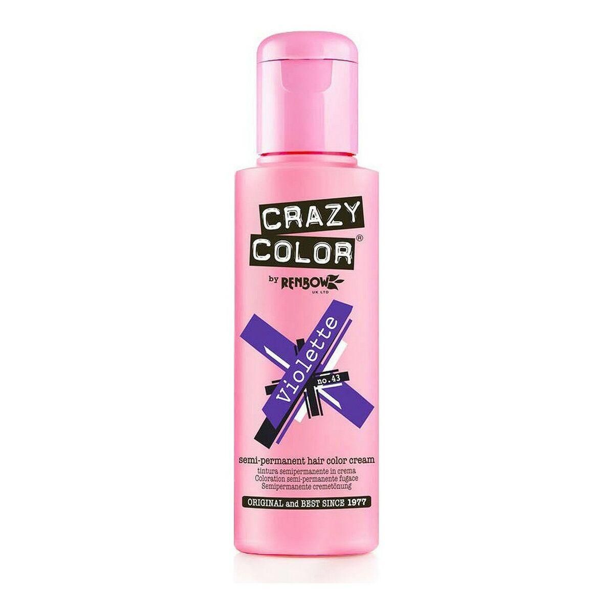 Permanent Farve Violette Crazy Color 002233 Nº 43 (100 ml) (100 ml)