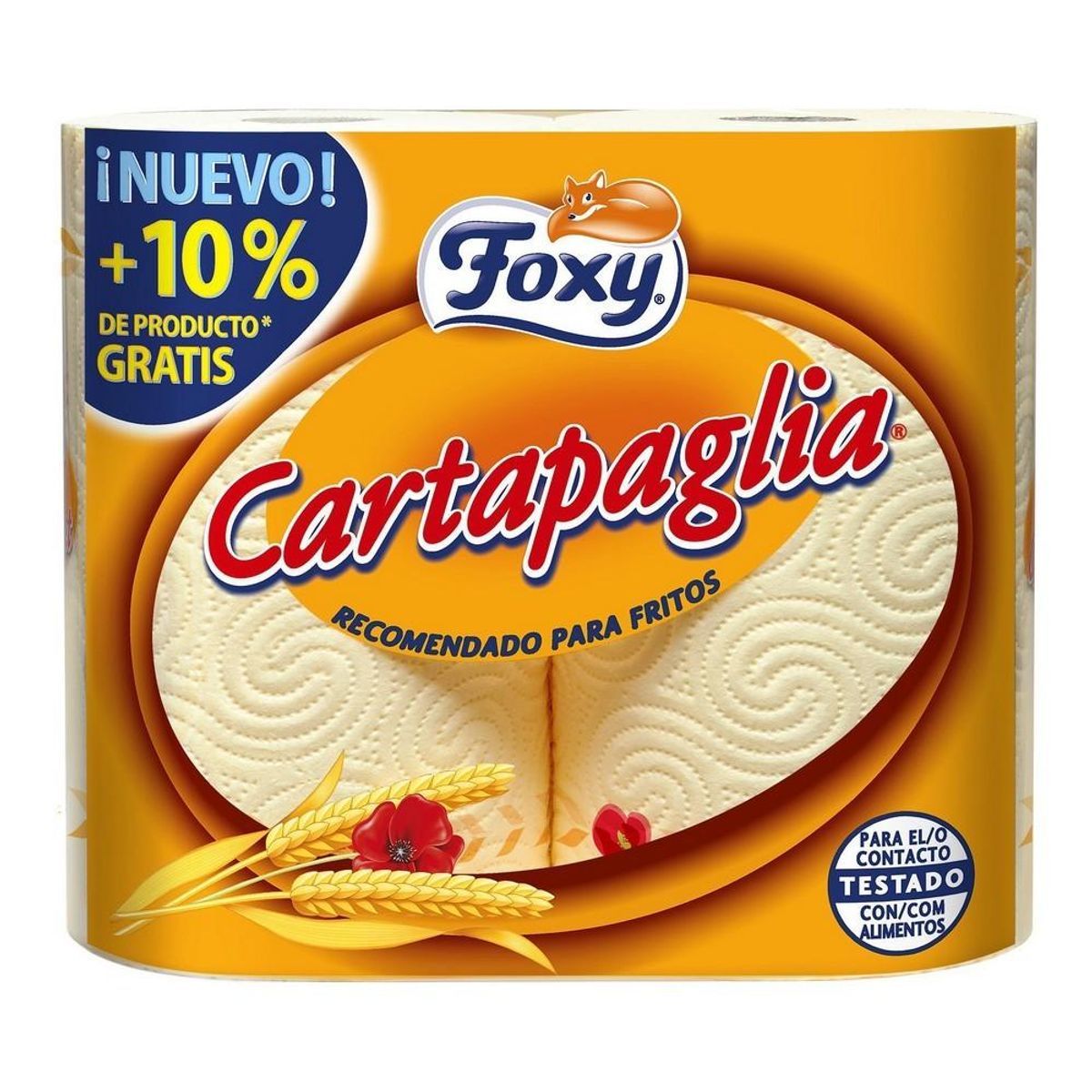 Køkkenrulle Cartapaglia Foxy Cartapaglia Stegt (2 uds)