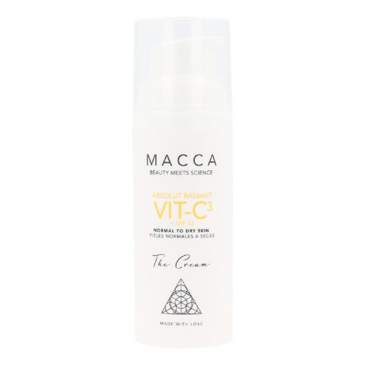 Illuminating creme Absolut Radiant VIT-C3 Macca Tør hud Spf 15 (50 ml)