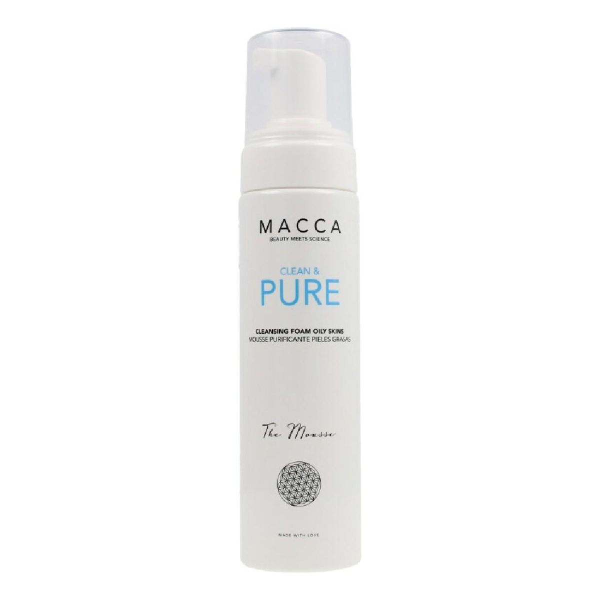 Rensemousse Clean & Pure Macca Clean Pure Fedtet hud 200 ml