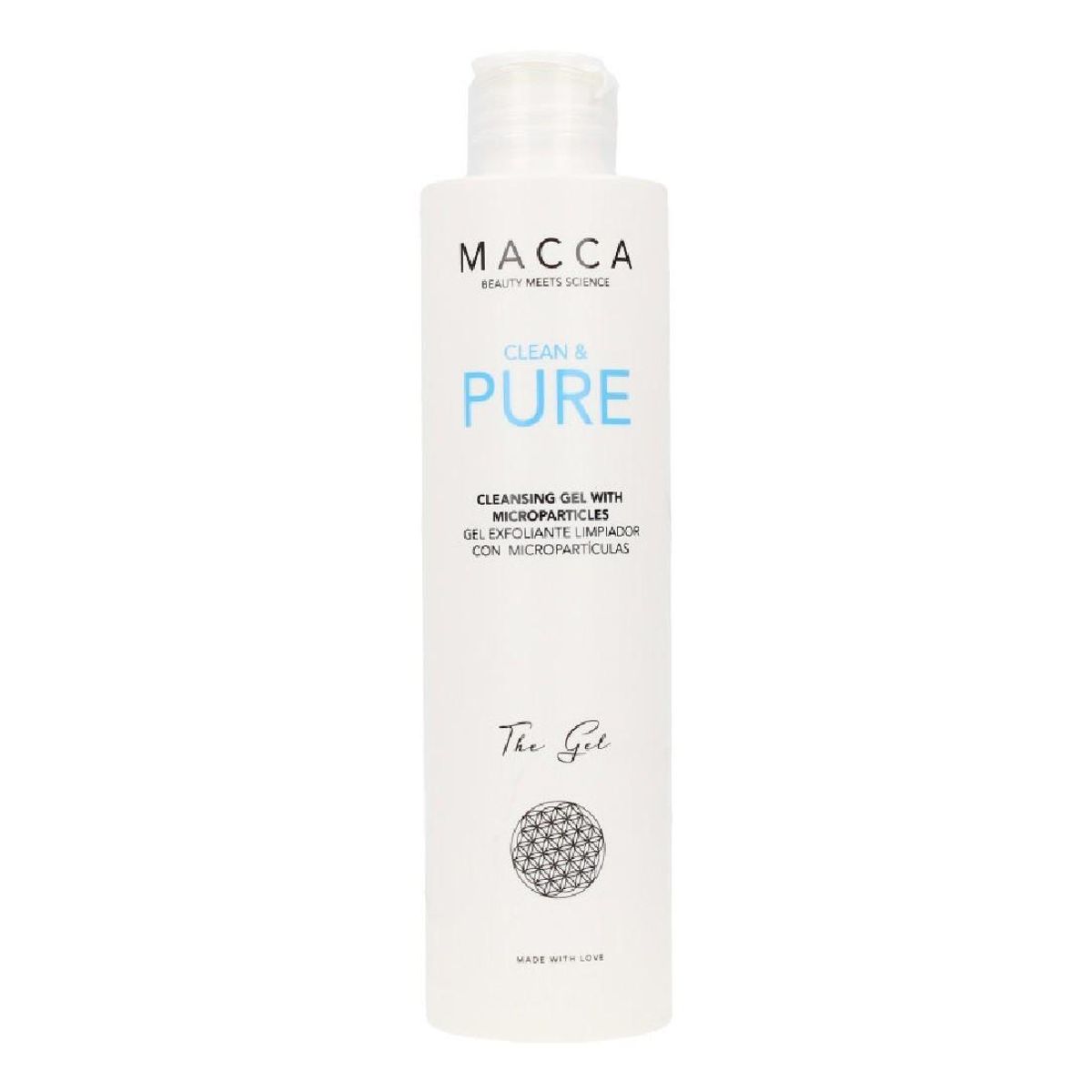 Eksfolierende ansigtsgel Clean & Pure Macca Clean Pure Beroligende 200 ml