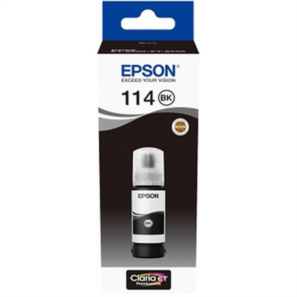 Blæk til genopfyldningspatroner Epson Ecotank 114 70 ml Sort