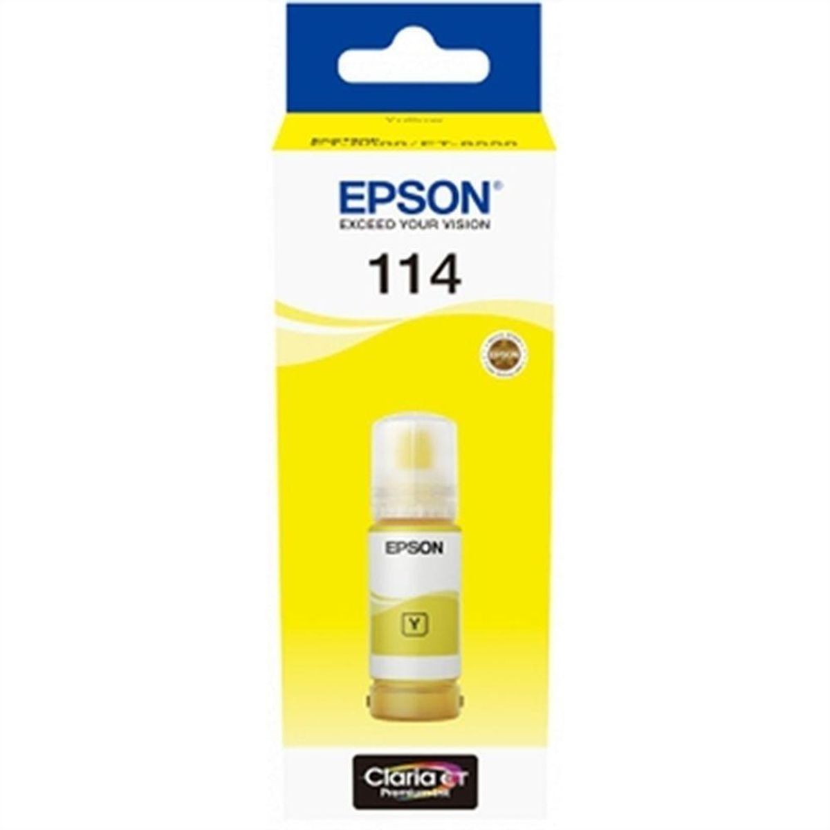 Blæk til genopfyldningspatroner Epson Ecotank 114 70 ml Gul