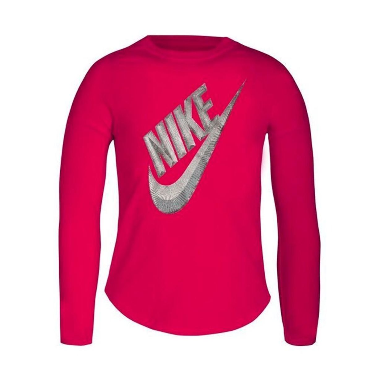 Langærmet T-shirt til Børn Nike C489S-A4Y Pink 4-5 år