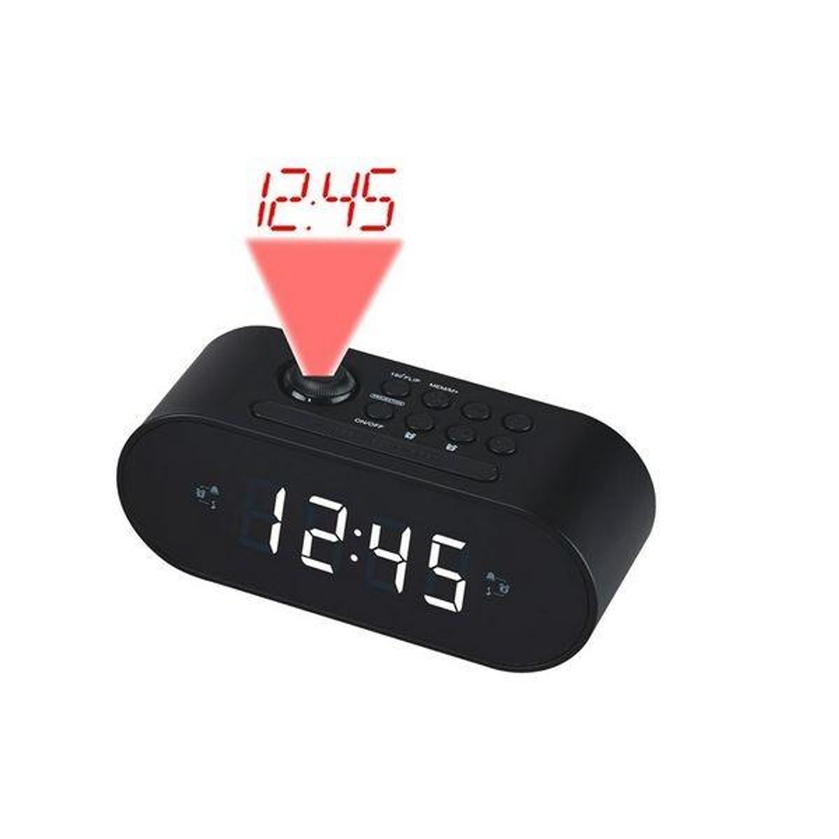 Clock-radio Denver Electronics CRP-717BLACK 1" LED