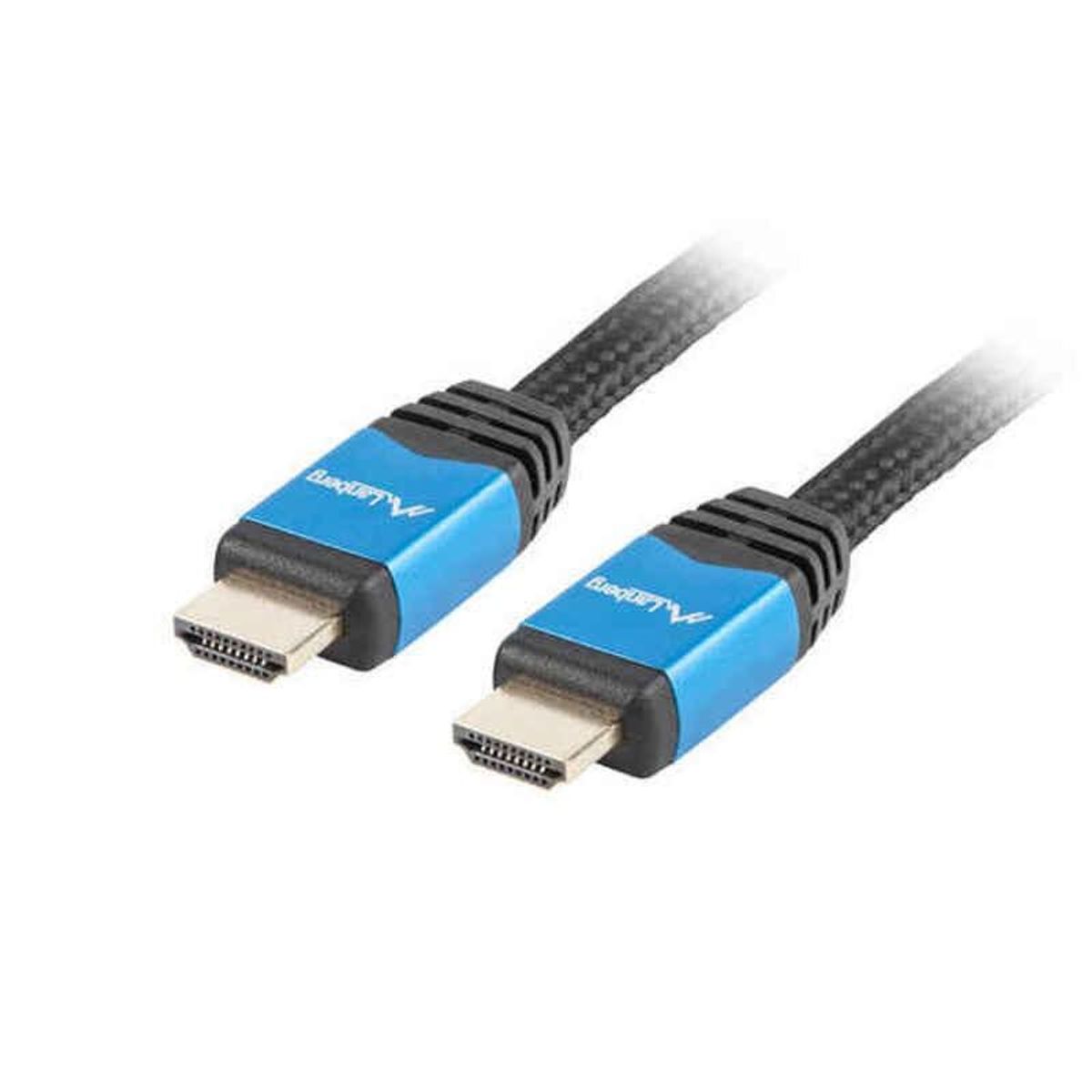 HDMI-kabel Lanberg Sort 4K Ultra HD Han-stik/Han-stik 1 m