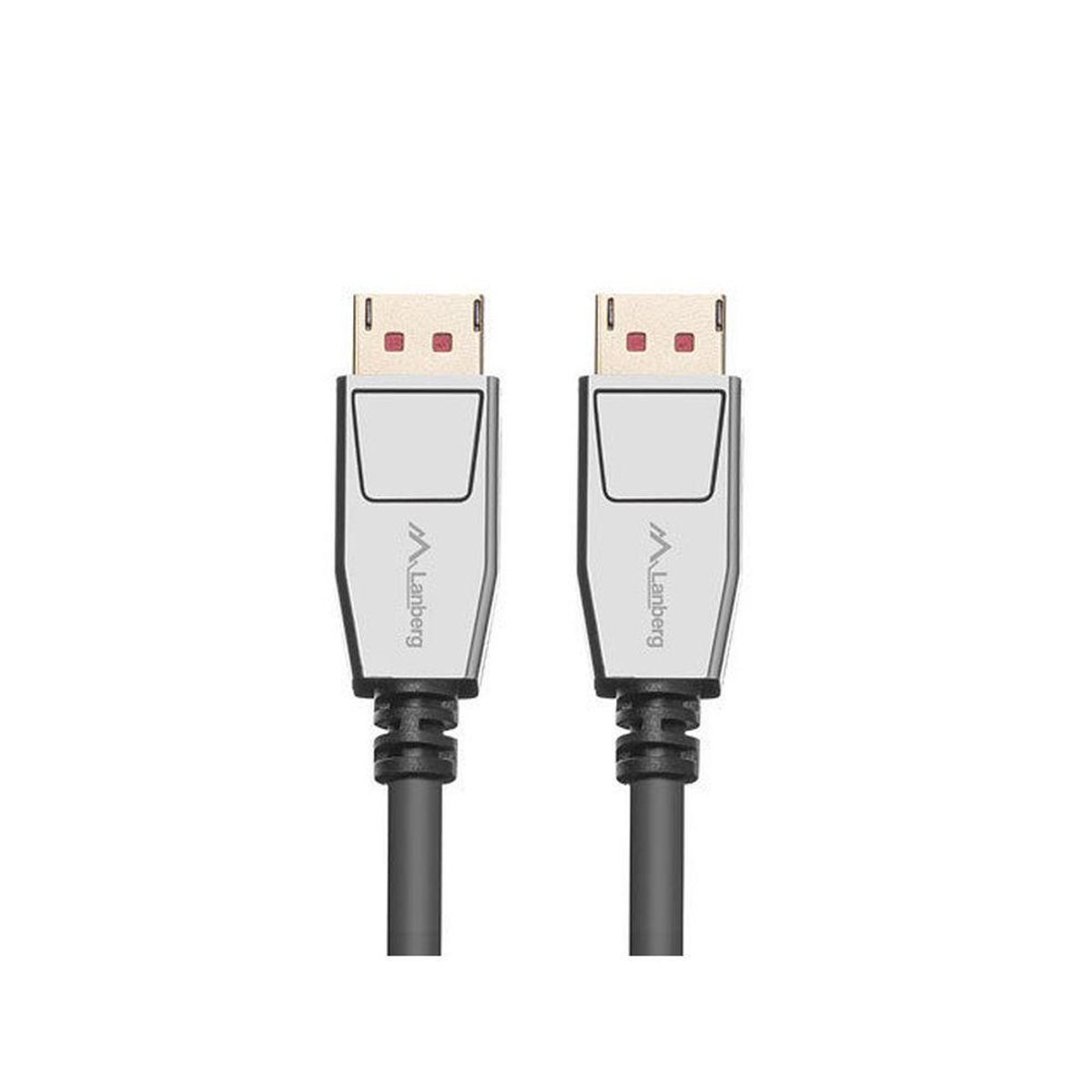 DisplayPort-kabel Lanberg CA-DPDP-20CU-0018-BK Sort/Grå 1,8 m