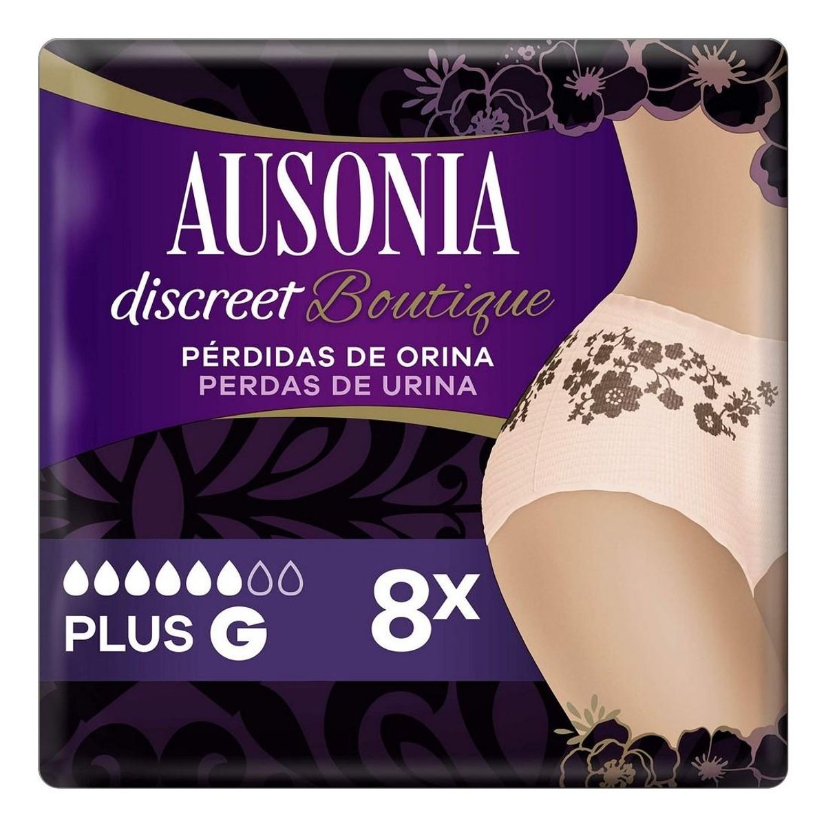 Inkontinens Hygiejnebind Ausonia Discreet Boutique Stor (8 uds)