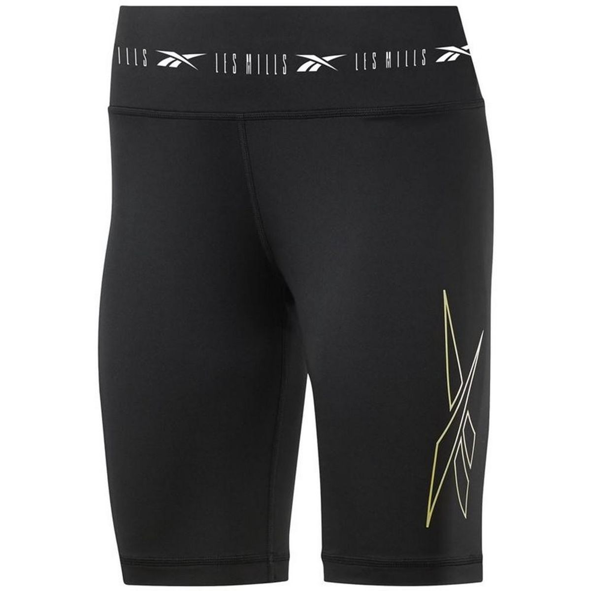 Sport leggings til kvinder Reebok Les Mills Cykling Sort M