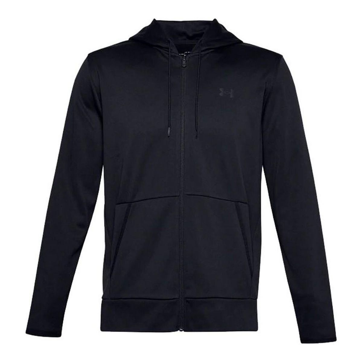 Sportsjakke til Mænd Under Armour Fleece ad Sort M