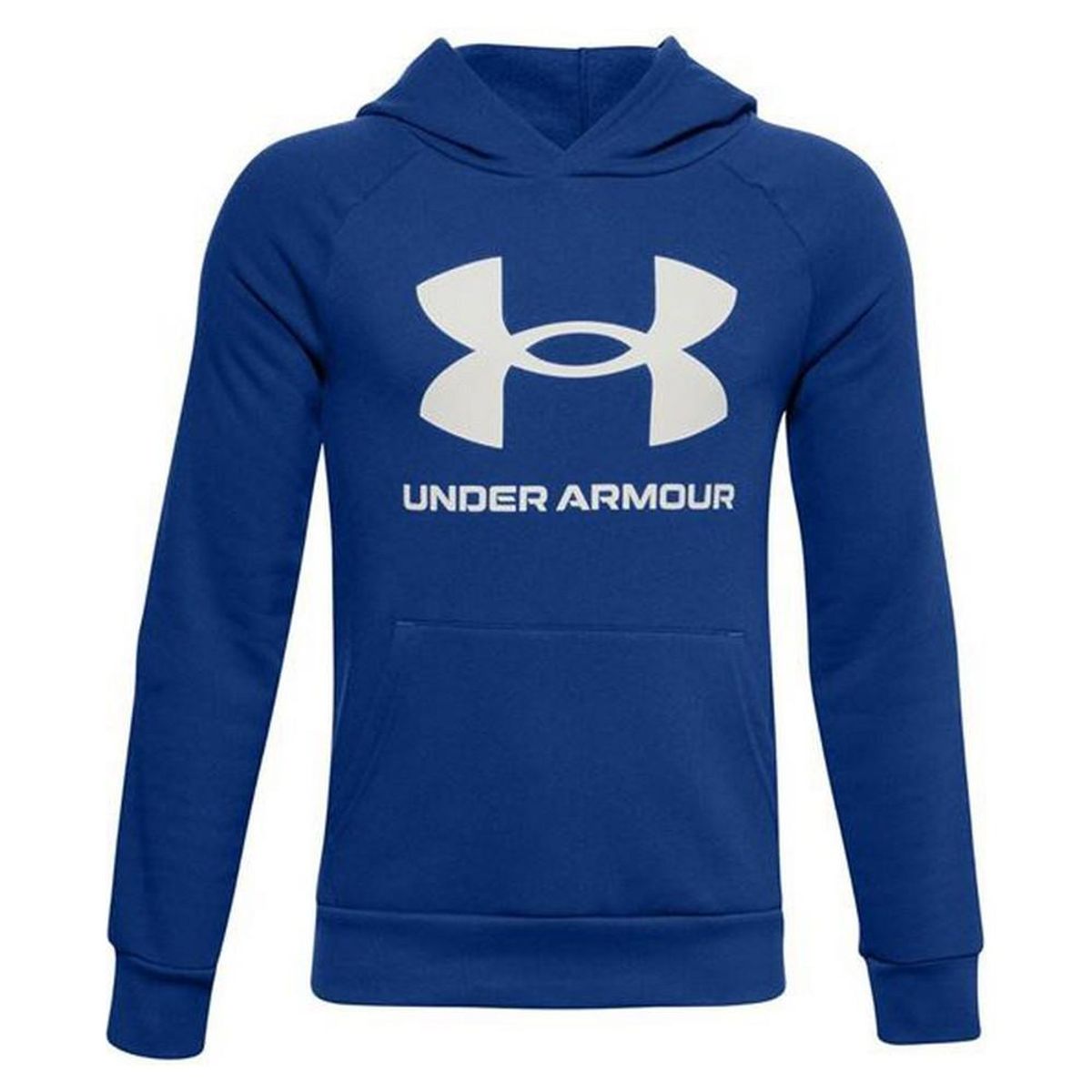 Hættetrøje til Børn Under Armour Rival Fleece Blå 10-12 år