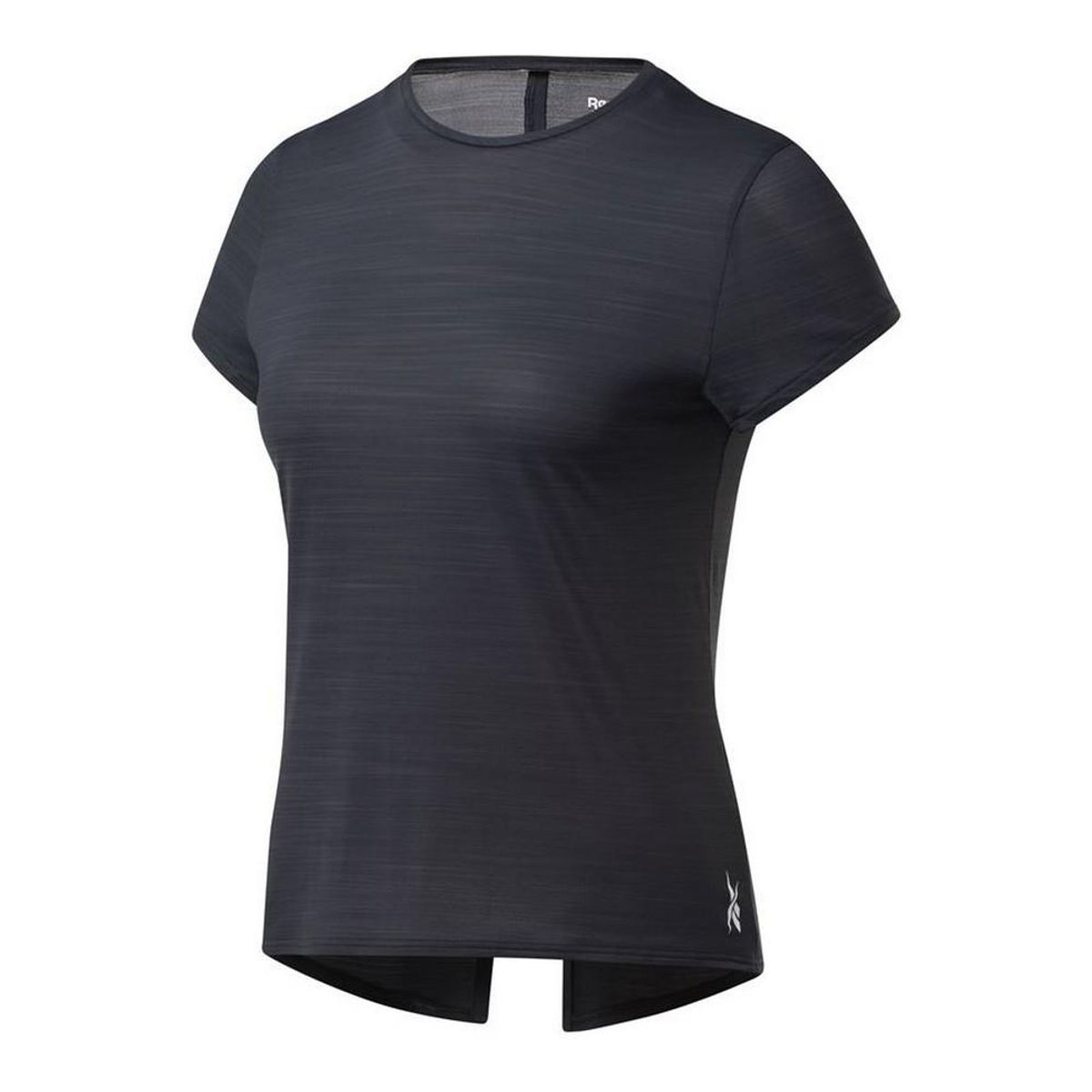 Kortærmet T-shirt til Kvinder Reebok Workout Ready Activchill Sort S