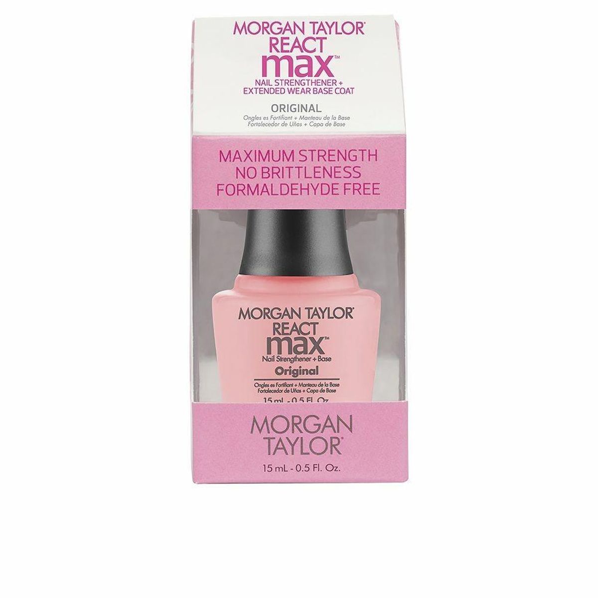 Negleforstærker Morgan Taylor React Max Original 2-i-1 Base belægning 15 ml