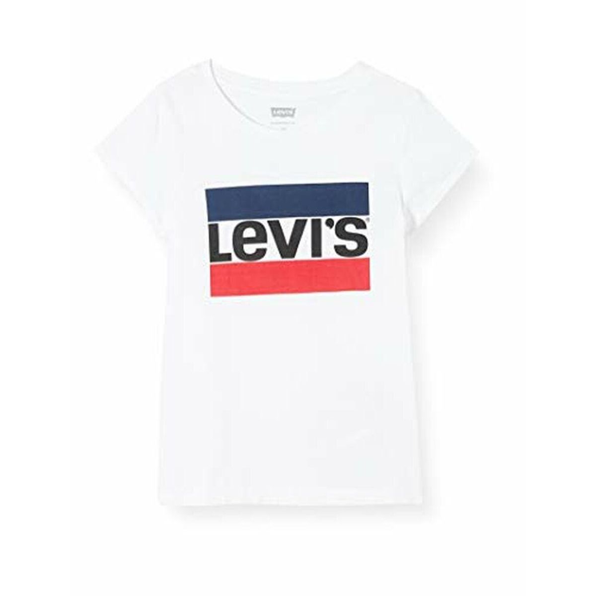 Kortærmet T-shirt til Børn Levi's E4900 Hvid