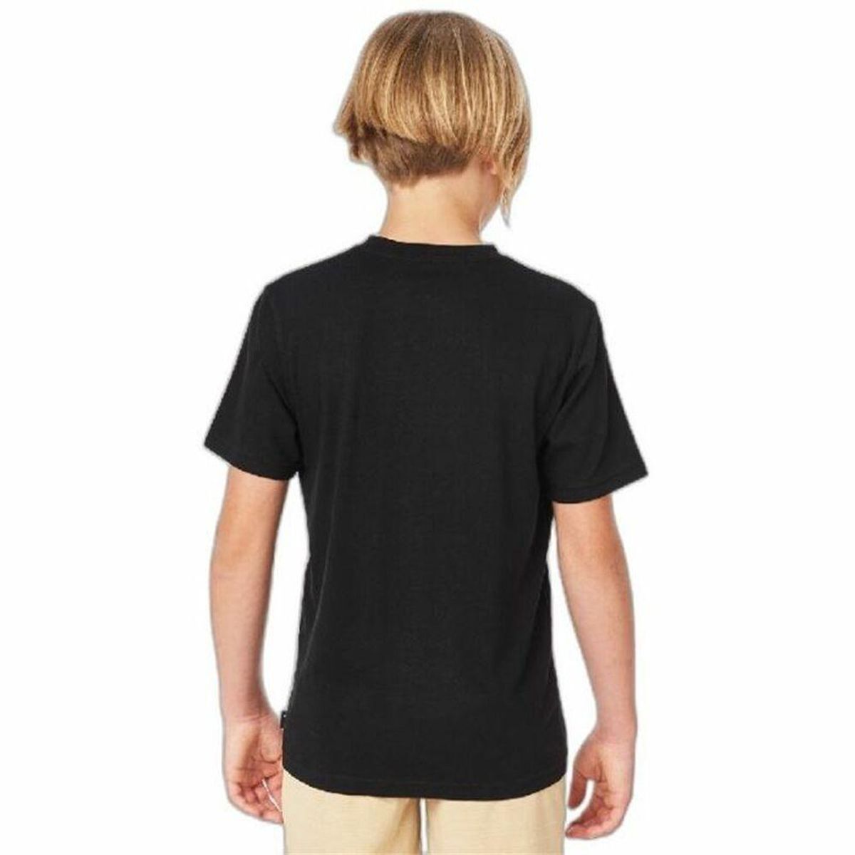 Børne Kortærmet T-shirt Rip Curl Corp Icon B Sort 8 år