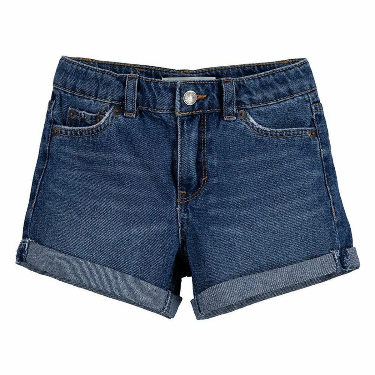 Jeans Levi's Girlfriend Shorty Blue Pige Lysestålblå 4 år