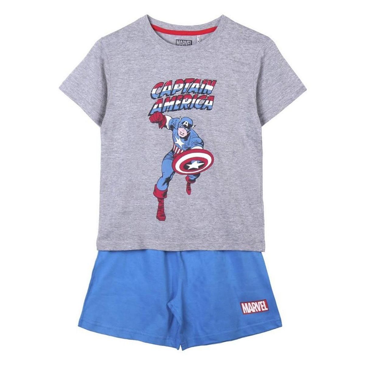 Børnepyjamasser Marvel Grå Blå 8 år