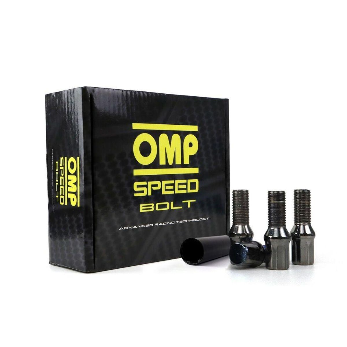 Set Møtrikker OMP 27 mm Antracit 20 uds M14 x 1,25