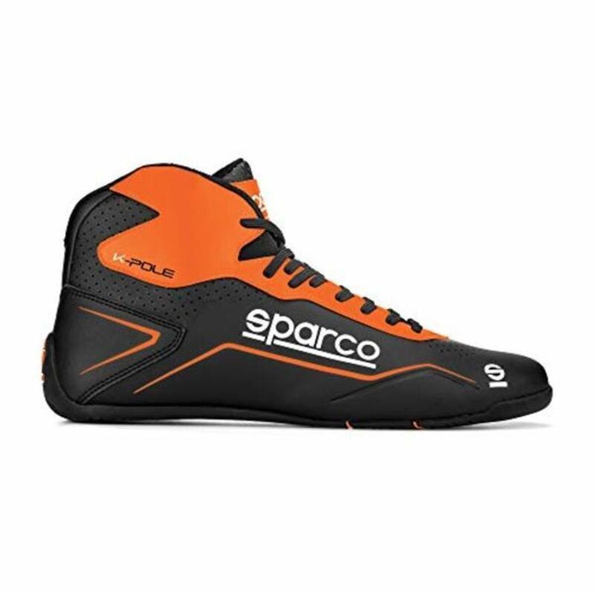 Køresko Sparco K-POLE Orange/Sort Størrelse 42 Sort