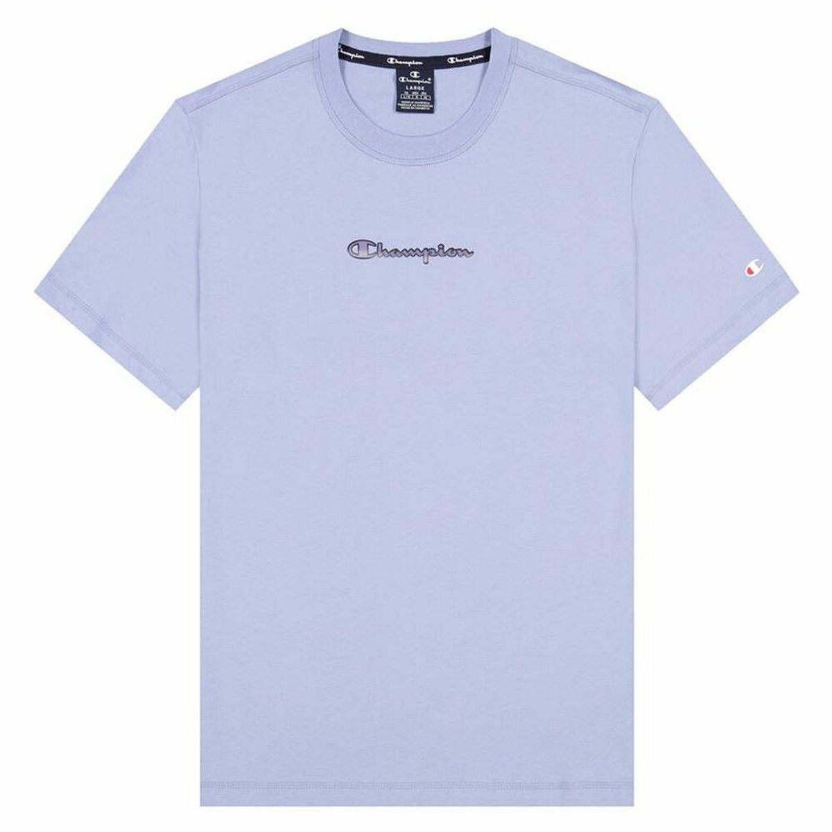 Kortærmet T-shirt Champion Crewneck M Lilla S