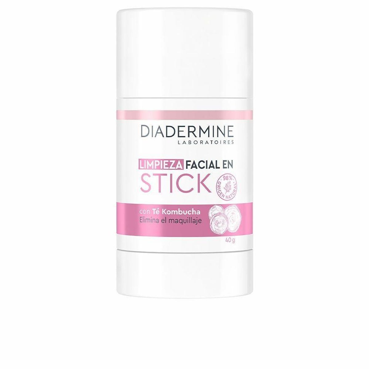 Ansigtsrens i gel-form Diadermine Cuidado Esencial Stick Kombucha 40 g