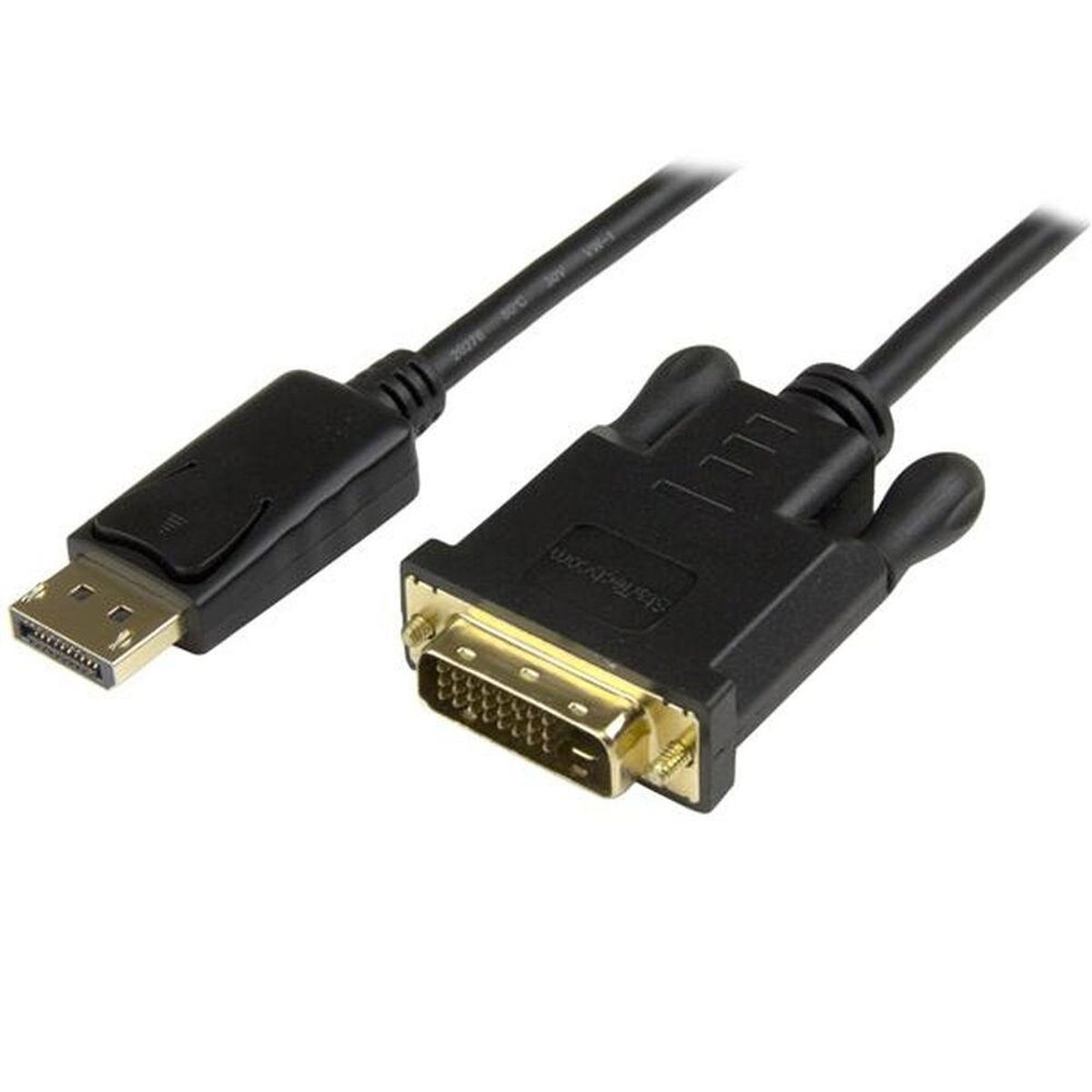 DisplayPort til DVI kabel Startech DP2DVI2MM3 95 cm Sort