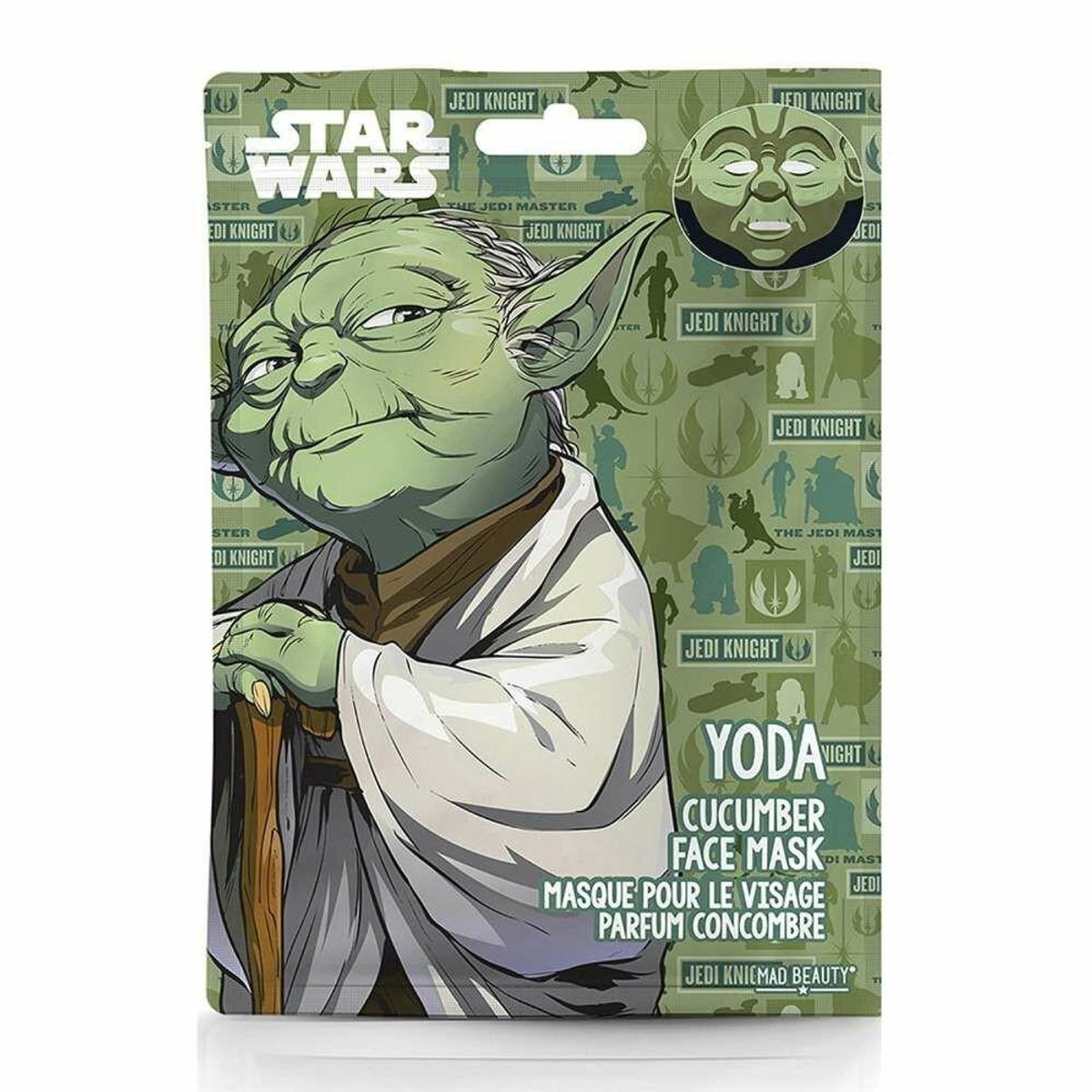 Ansigtsmaske Mad Beauty Star Wars Yoda Agurk (25 ml)