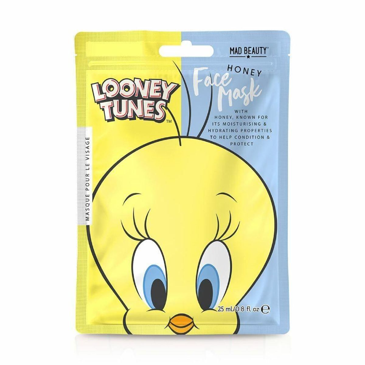 Ansigtsmaske Mad Beauty Looney Tunes Piolín Honning (25 ml)